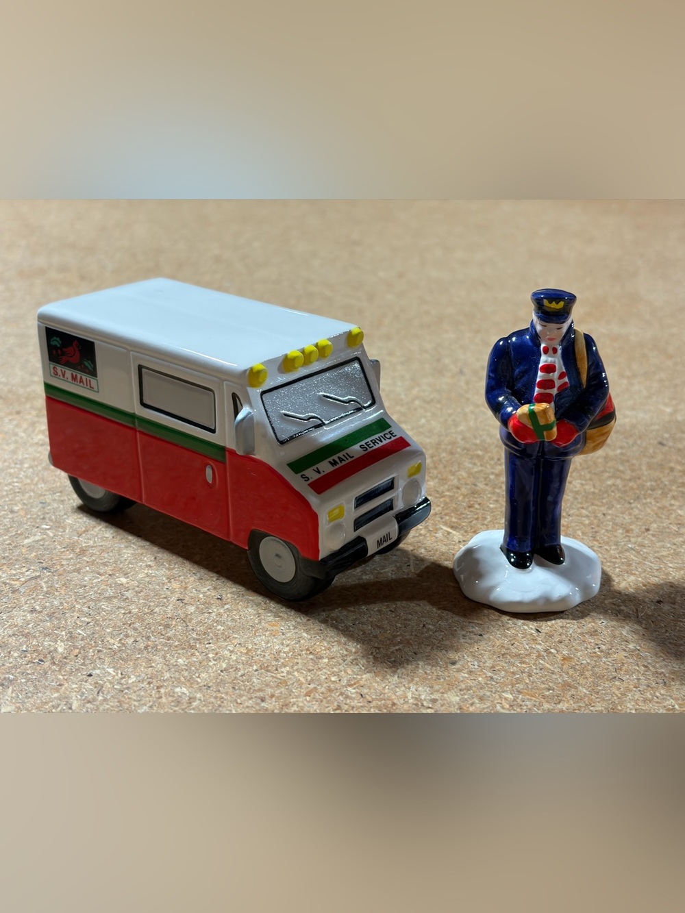 Department 56 Original Snow Village Special Delivery Mailman Figurines